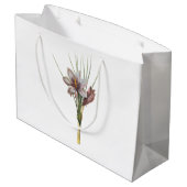 サフラン・クロッカス（クロッカス・サティヴィス）by Redoute ラージペーパーバッグ (裏面アングル)