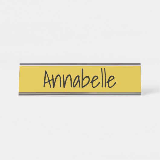 サフラン デスクネームプレート (正面)