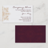 サフラン 名刺 (正面/裏面)