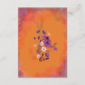 サフロンスカイワイルドフラワーズ – 垂直エンクロージャカード エンクロージャーカード (裏面)