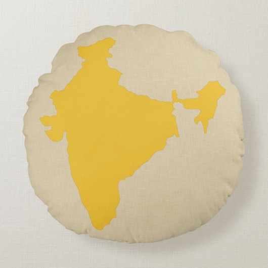 サフロンスパイスモーズインド ラウンドクッション (正面)