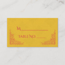 サフロンピンクピーコックインディアン結婚ズ座席表