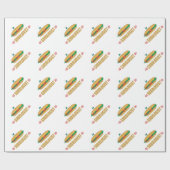 サブおもしろいサンドイッチ ラッピングペーパー (フラット)