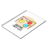 サブアトミックパーティクル - 面白い科学パンの粒子 ノートブック (左側)