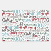 サブウェイアート、ポストマーク、ヴィンテージのウィンドウ表示 ラッピングペーパーシート (正面)