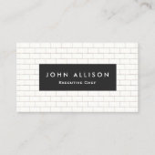 サブウェイクールタイル個人シェフとケータリング 名刺 (正面)