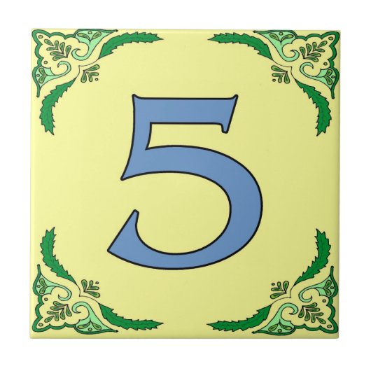 サブウェイタイルつる植物フレーム5 5 タイル (正面)