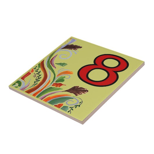 サブウェイタイルフローラ8 8 8 タイル (側面)