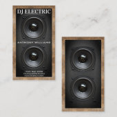 サブウーハースピーカーボックス | レザー 名刺 (正面/裏面)