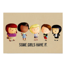 サブカルチャーの女の子