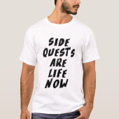 サブクエストこそ人生 Tシャツ (正面)