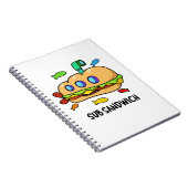 サブサンドおもしろいイフードパン ノートブック (右側)