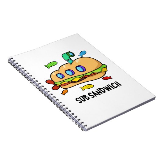 サブサンドおもしろいイフードパン ノートブック (右側)