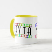 サブタ(またはサブタ)はヘブライ語で「おばあちゃん」を意味する マグカップ (正面左)