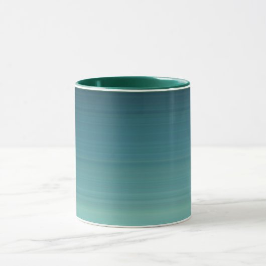 サブティール(緑がかった色)の色の濃淡 マグカップ (中央)