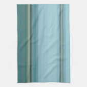 サブデュー色のストライプ キッチンタオル (縦)