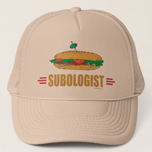 サブマおもしろいリンサンドイッチ キャップ (正面)