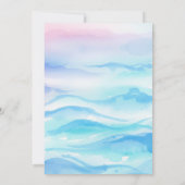 サブマリンアドベンチャー誕生日招待状 招待状 (裏面)