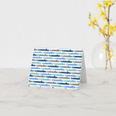 サブマリンブルースノートカード カード (黄色い花)