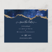 サブライムアガテブルー結婚金ゴールドズスイート ポストカード (正面)