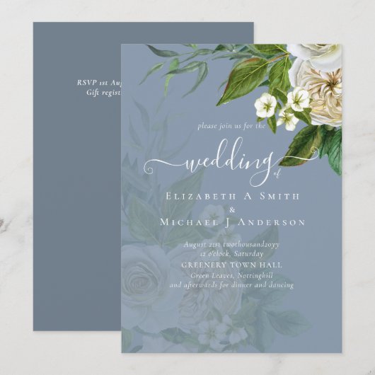 サブライム結婚ズスイートホワイトローズ (正面/裏面)