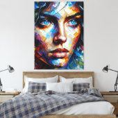 サブリナ キャンバスプリント (インサイチュ (寝室))