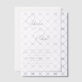 サブリナ モダン ウェディング 招待状 (オフセット (招待状))