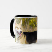 サブルカーディガンウェルシュコーギーズドッグ マグカップ (正面左)