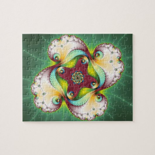 サブルグロー – フラクタル ジグソーパズル (横)