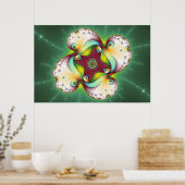 サブルグロー – フラクタル ポスター (キッチン)