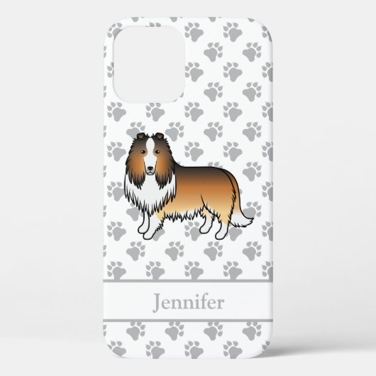 サブルーコフコリー かわいい カートゥーン 犬 と 名前 Case-Mate iPhoneケース (裏面)