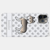 サブルー・シベリアン・ハスキー・キャラクタードッグと名前 Case-Mate iPhoneケース (裏面(横))
