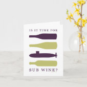 サブワイン-ノートカード カード (黄色い花)