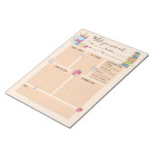 サブ先生ブックのメモ帳 ノートパッド (アングル)