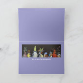 サプおもしろいカー付き鳥誕生日カード シーズンカード (内部)