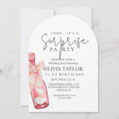 サプモダンリ21歳の誕生日ガールのパーティー 招待状 (正面)