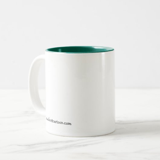 サプライズおもしろいギフト夫ユーモアマグ ツートーンマグカップ (正面左)