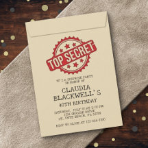 サプライズおもしろいトップシークレット誕生日