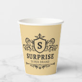 サプライズすごいブランド高級ウェディングパモダンーティb 紙コップ (正面)