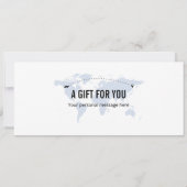 サプライズアラスカ搭乗券ギフト券 招待状 (裏面)