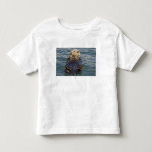 サプライズインレットで氷山の上で遊ぶラッコたち トドラーTシャツ