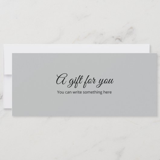 サプライズウィークエンドゲートウェイのギフト証明書 招待状 (裏面)