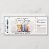 サプライズウィークエンドゲートウェイのギフト証明書 招待状 (正面)