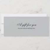 サプライズウォーターカラーサンセットセーリングチケットテンプレート 招待状 (裏面)