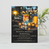 サプライズカクテル 大人の誕生日パーティー 招待状 (スタンド正面)