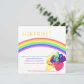 サプライズカラフルパーティー 招待状 (スタンド正面)