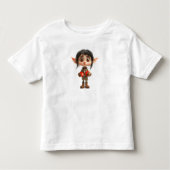 サプライズガール クリスマスエルフ 幼児用Tシャツ トドラーTシャツ (正面)