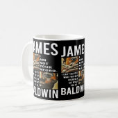 サプライズギフトJames Baldwin抗議ハロウィンホリ コーヒーマグカップ (正面左)