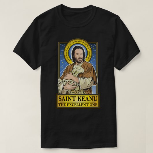 サプライズギフトKeanu Art Reevesギフトミュージックファン Tシャツ (デザイン正面)