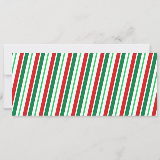 サプライズクリスマスコンサートギフトチケットクリスマスパーティー 招待状 (裏面)